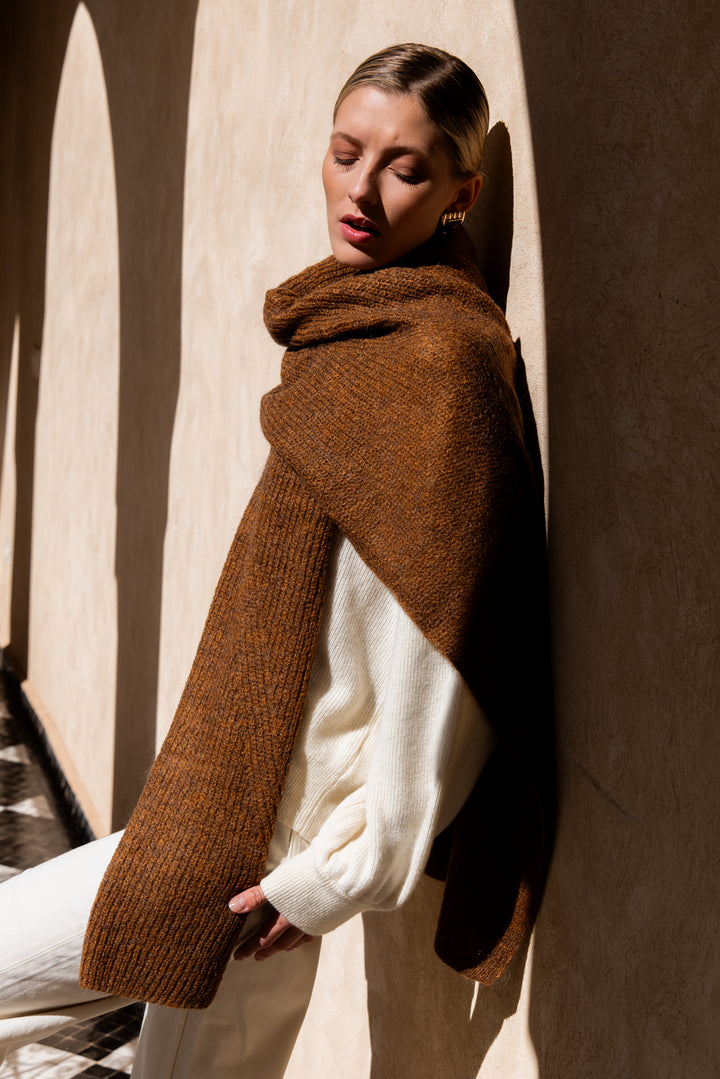 Dames sjaal | Jille Toffee Cream