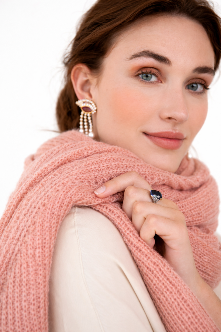 Dames sjaal mohair | Jille Crab Apple