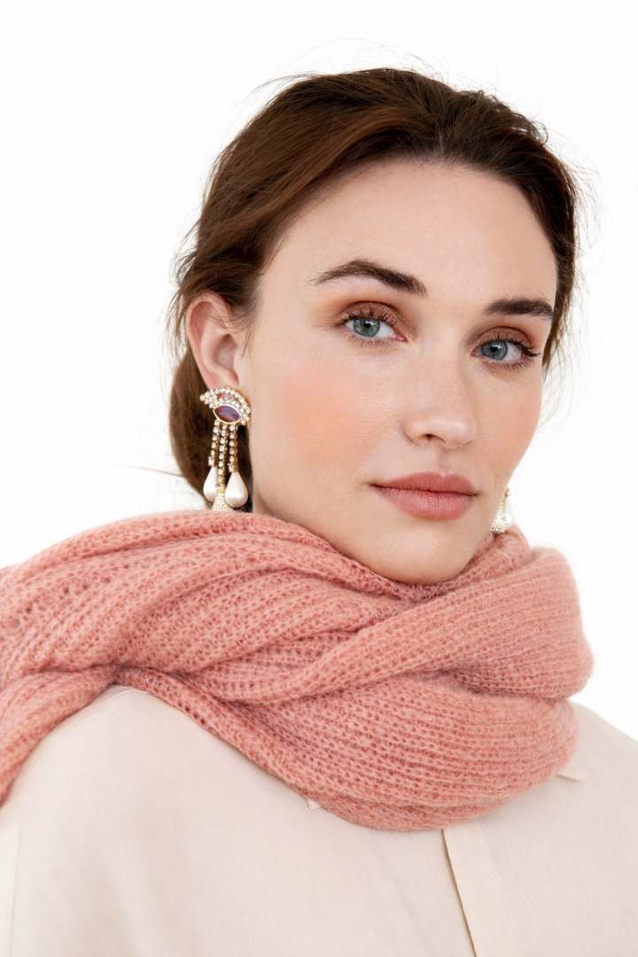 Dames sjaal mohair | Jille Crab Apple