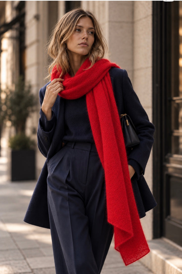 Laurence night blue scarf
