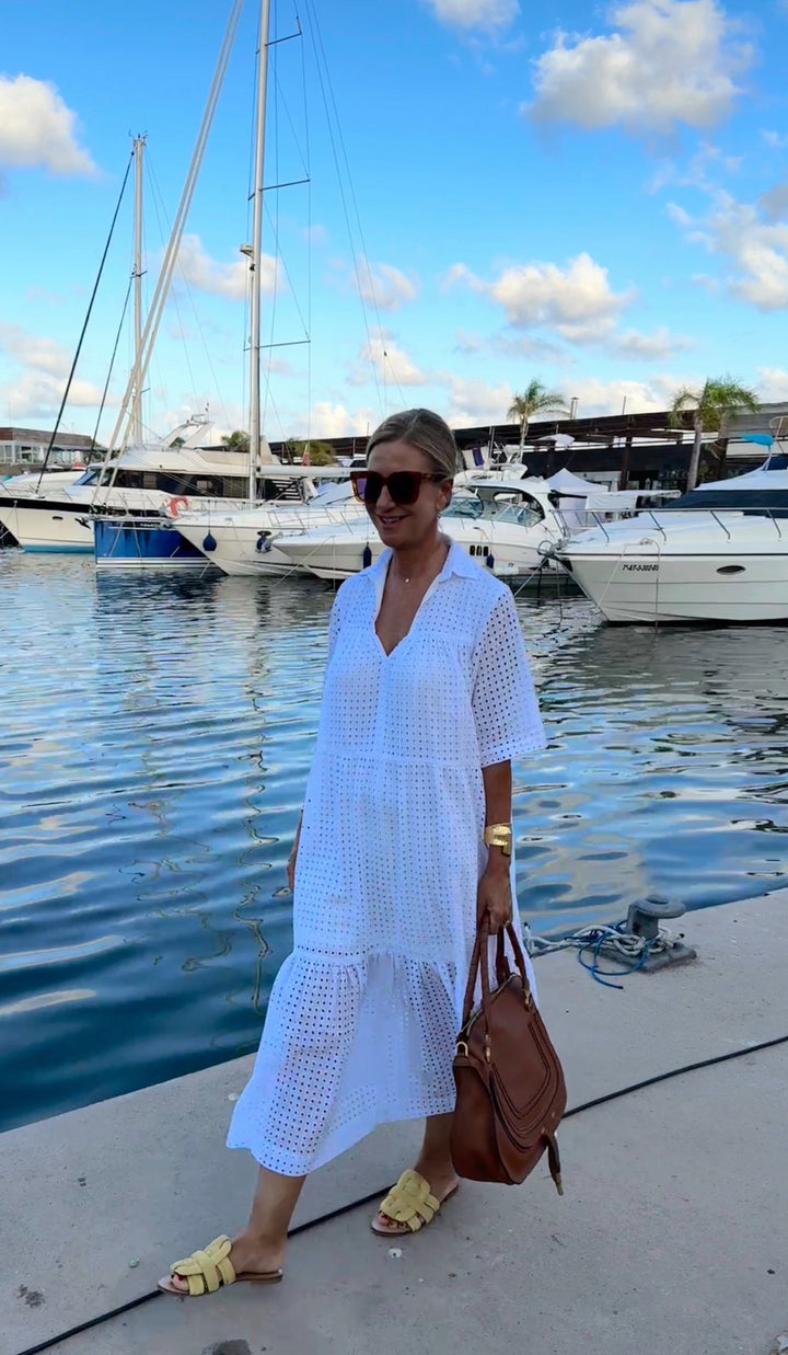 Breezy dress broderie