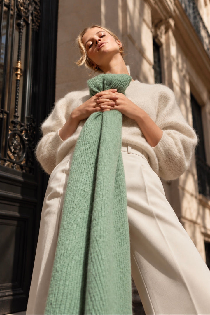 Jille Mint Green Écharpe 
