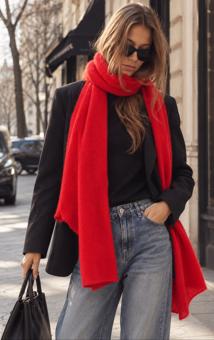 Laurence night blue scarf