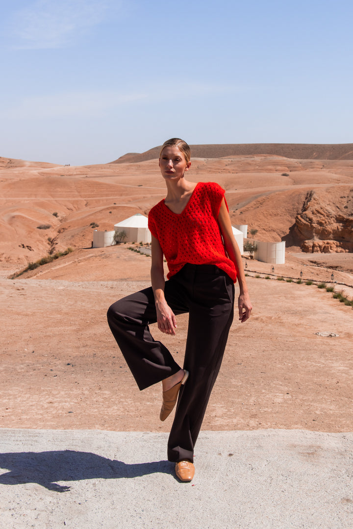Elodie debardeur rouge
