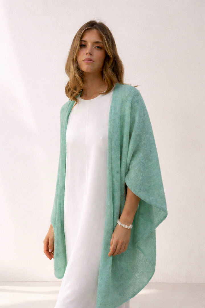 Dames sjaal mohair | Helene Mint