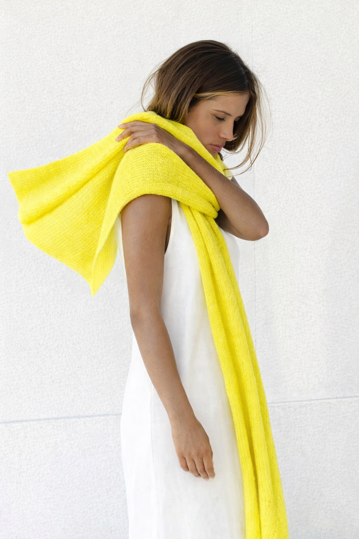 Jille Neon Yellow Écharpe