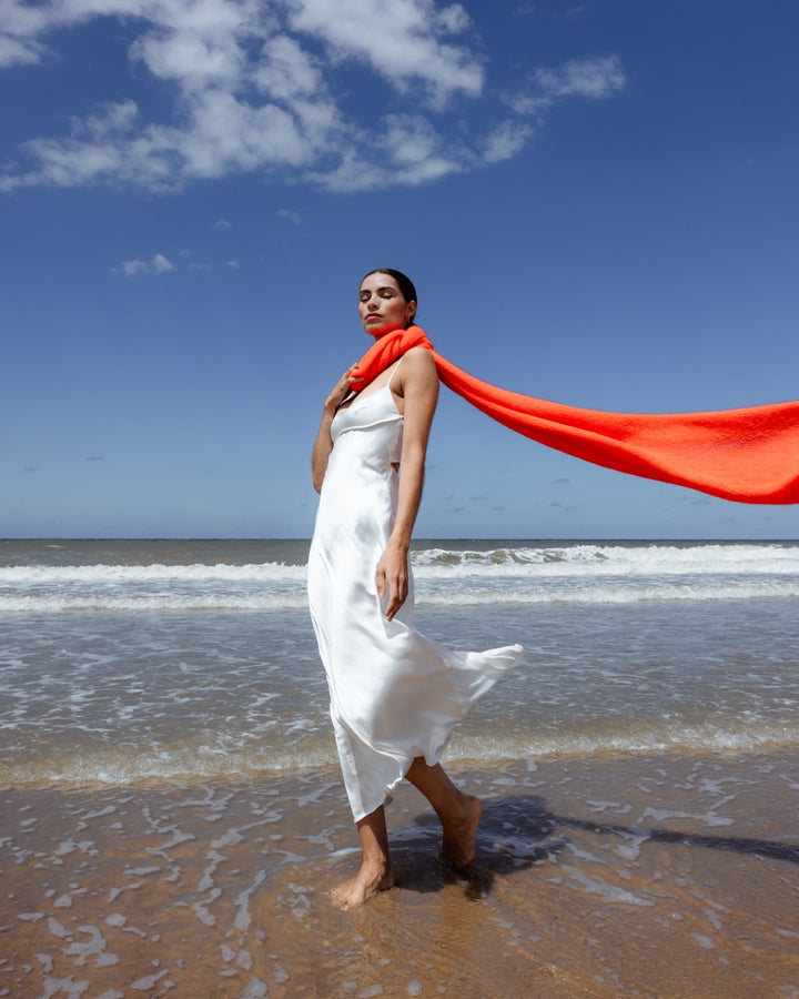 Jille Neon Orange Écharpe