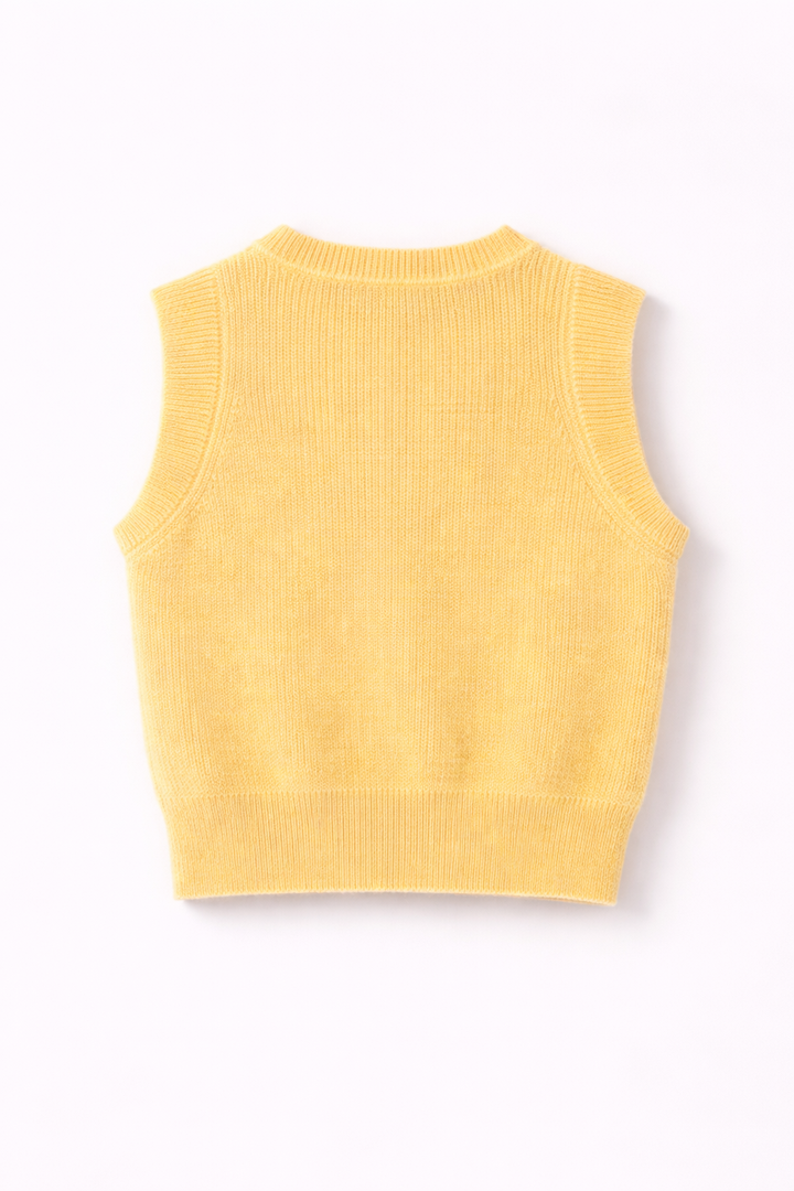 Pull femme en mohair Virginie butter yellow