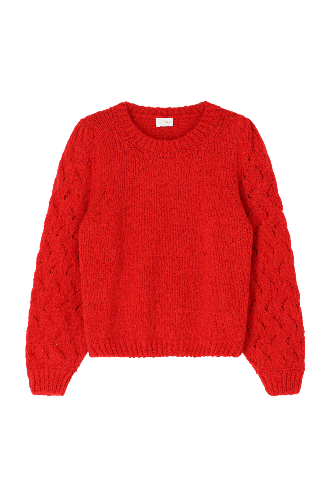 Dames Pull alpaca Valerie red velvet